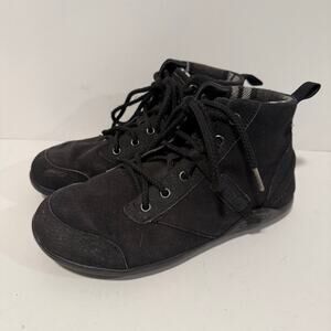 Xero Denver Barefoot Shoes Sneaker Boots Black Canvas EU 40
